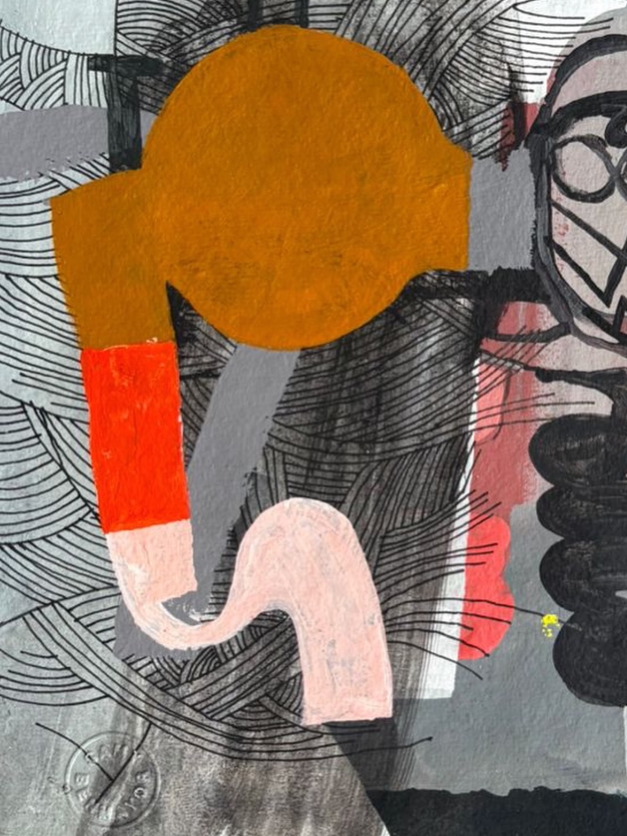 Técnica mixta de Samy Benmayor en Galería Riel