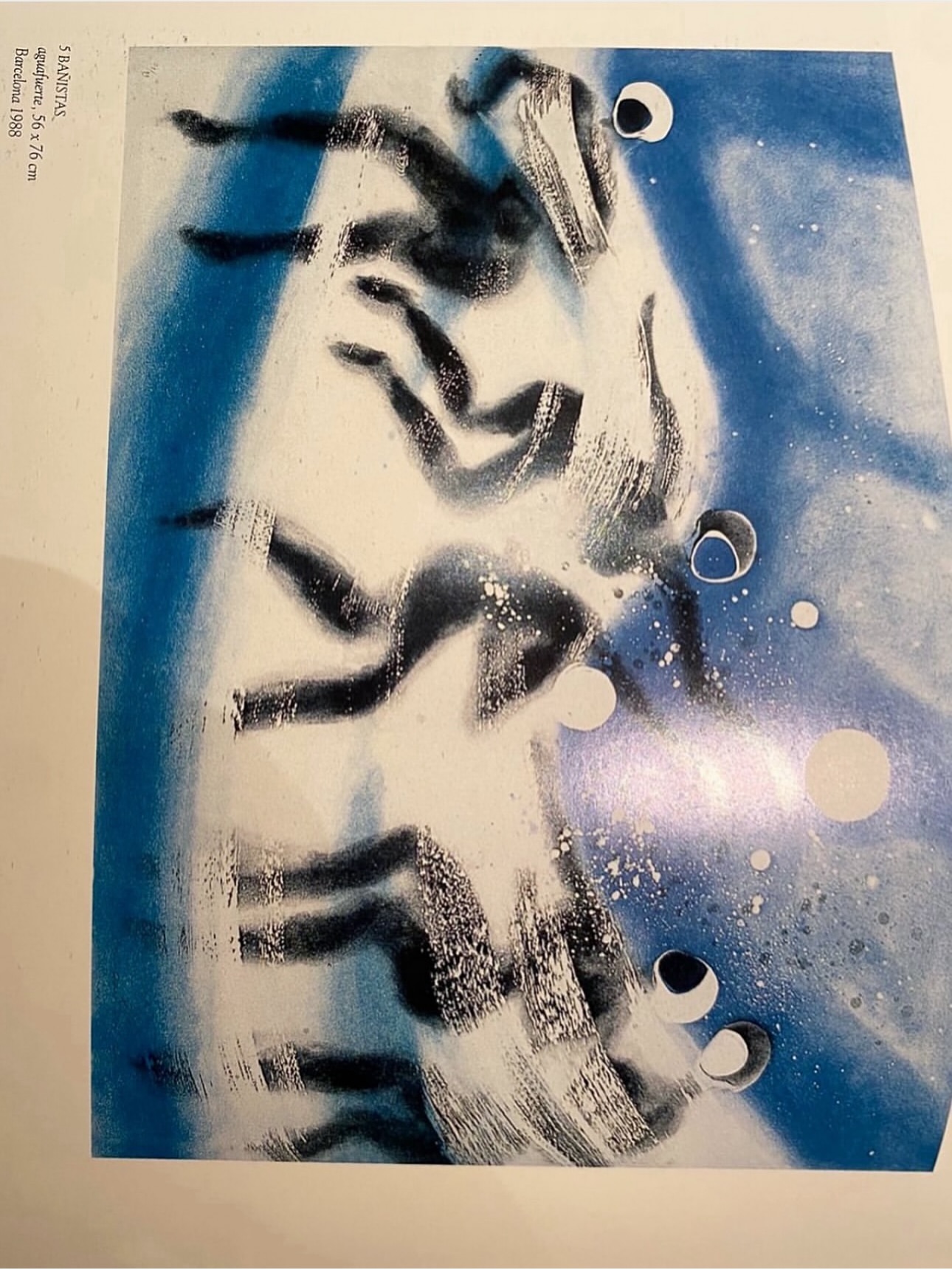 ”Bañistas” Aguafuerte del artista chileno Nemesio Antúnez - Imagen 4