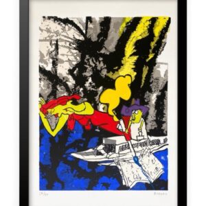 Serigrafía de Bororo en Galería Riel